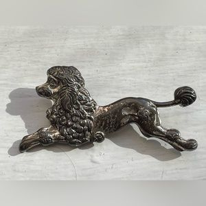 Vintage sterling silver poodle 🐩 pin
